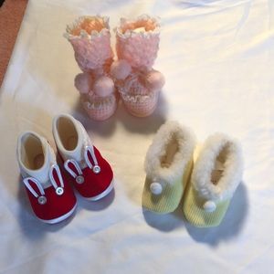 Vintage baby booties.  Never used.